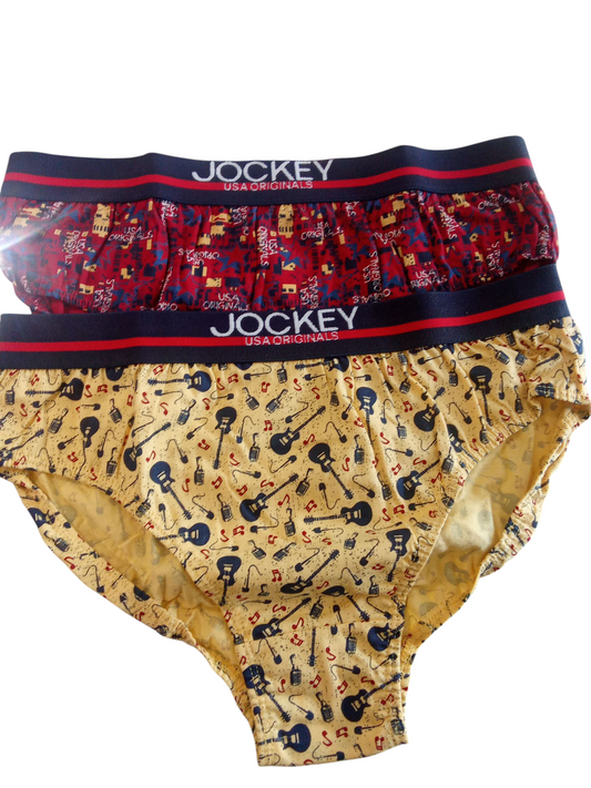 #UB12Super Combed Cotton Printed Brief with Ultrasoft Waistband -