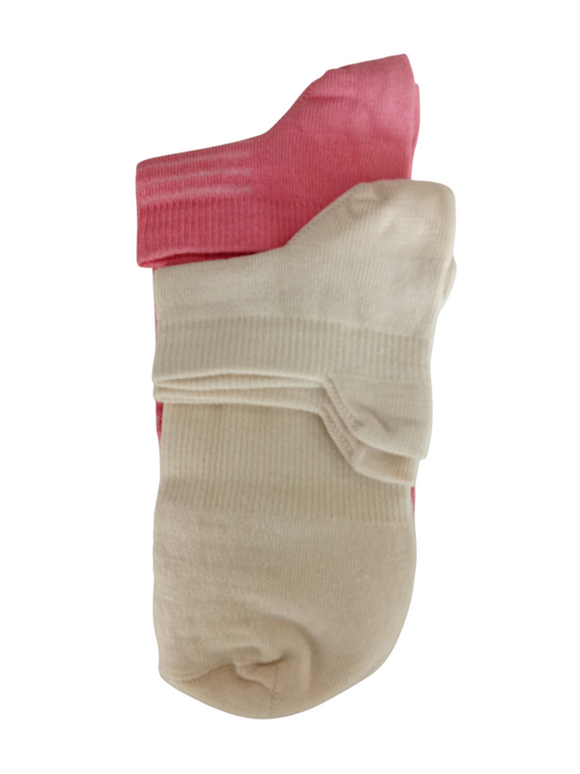 #7402Compact Cotton Stretch Solid Low Show Socks with Stay Fresh Treatment