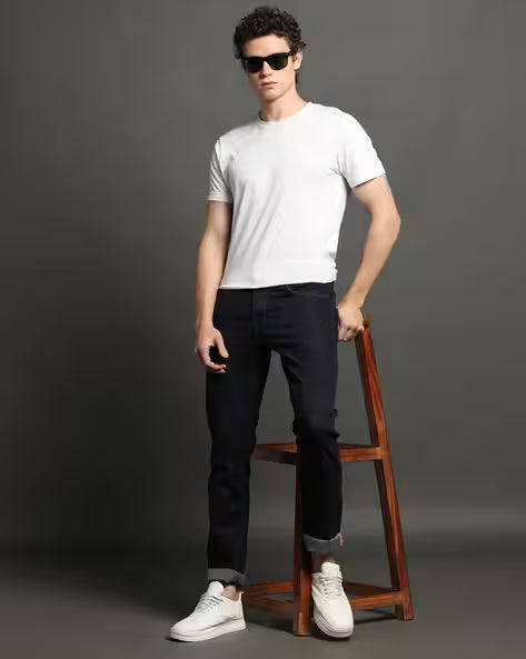 JOHN PLAYERS JEANS Men Light-Wash Slim Fit Jeans 443037833012