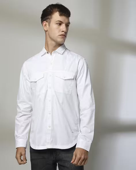 JOHN PLAYERS JEANS Men Slim Fit Shirt  443036515011