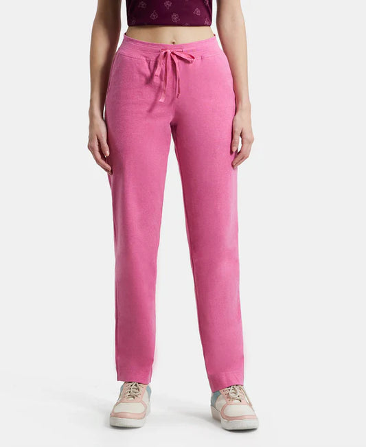 # 1302 Super Combed Cotton Elastane Stretch Relaxed Fit Trackpants With Side Pockets