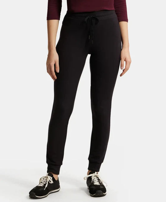 #1323 Super Combed Cotton Elastane French Terry Relaxed Fit Joggers With Zipper Pockets