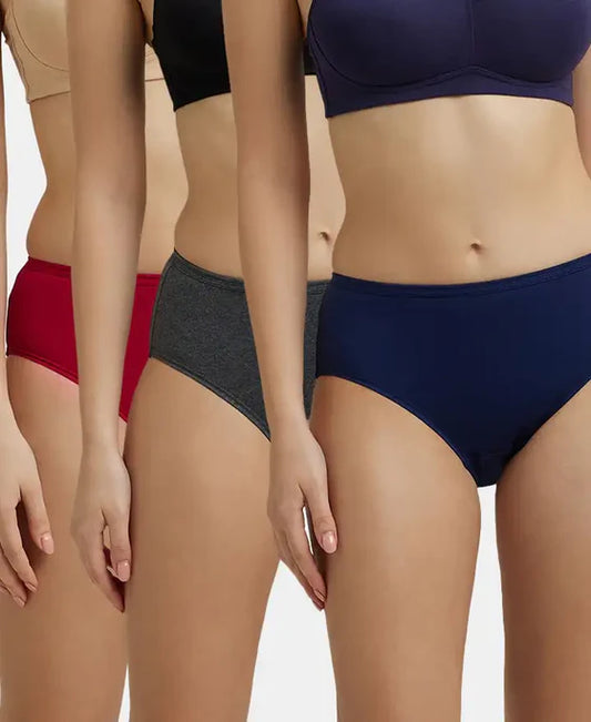 #1406 High Coverage Super Combed Cotton Hipster With Concealed Waistband and StayFresh Treatment