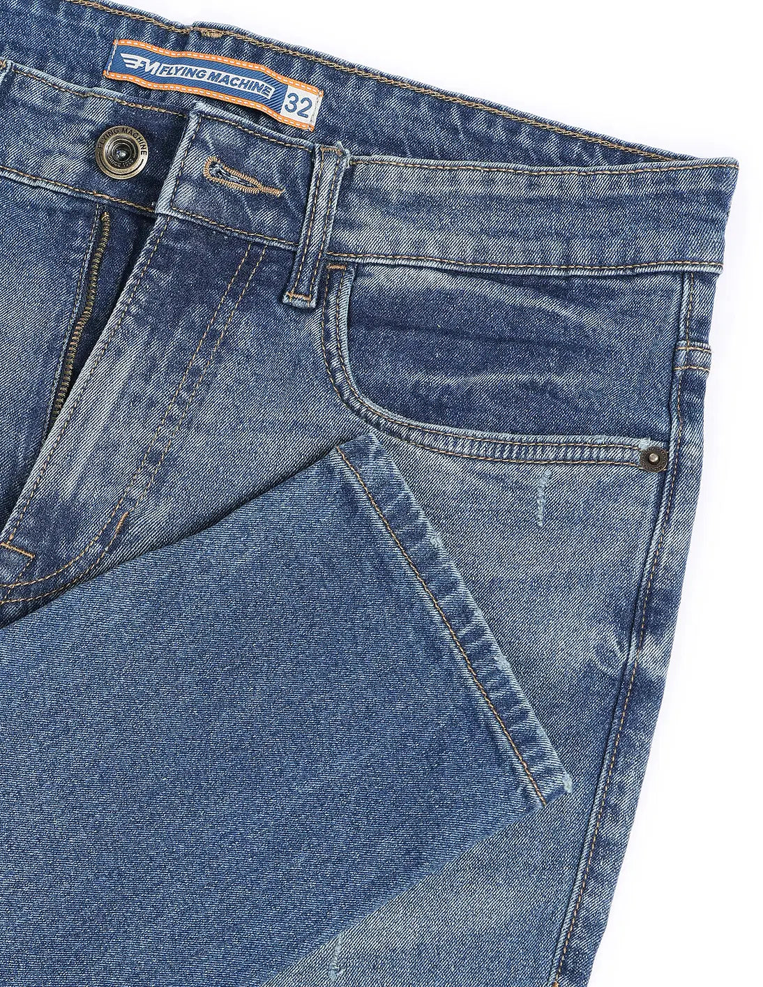 Flying Machine Men’s Dark Blue Denim Jeans – FMJEN4966