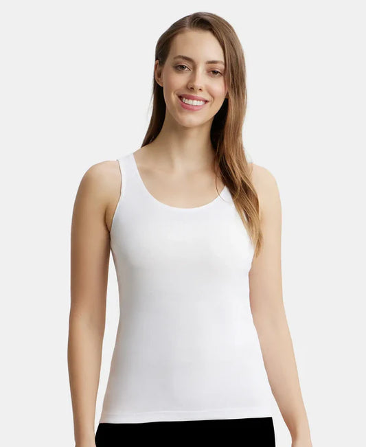 #1535Super Combed Cotton Rib Fabric Inner Tank Top With StayFresh Treatment