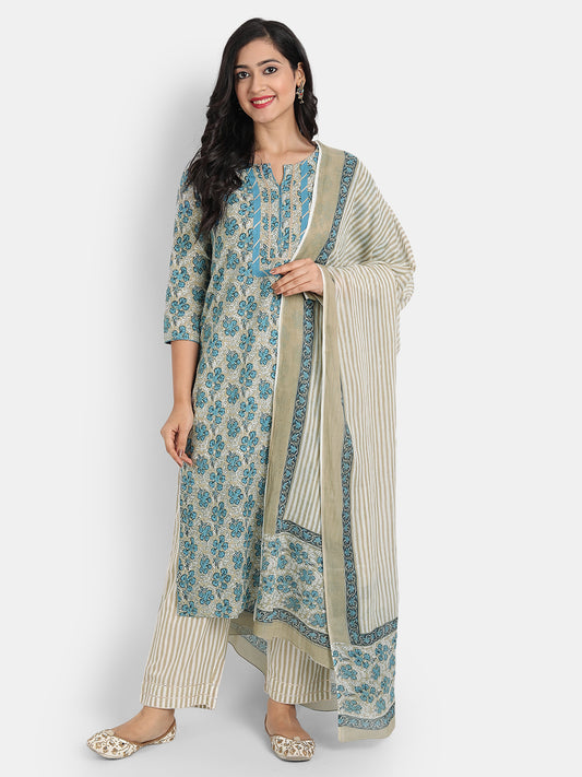 3 Pcs Kurta Set#KS16377