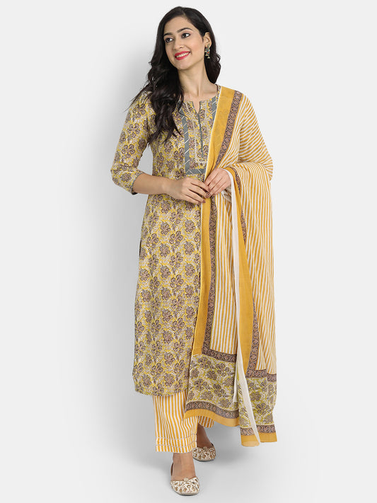 3 Pcs Kurta Set#KS16377
