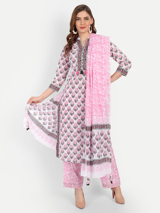 3 Pcs Kurta Set#16627