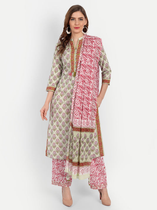 3 Pcs Kurta Set#16627