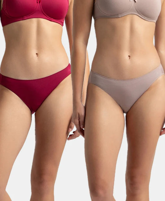 #1803 Medium Coverage Micro Modal Elastane Stretch Bikini With Concealed Waistband and StayFresh Treatment