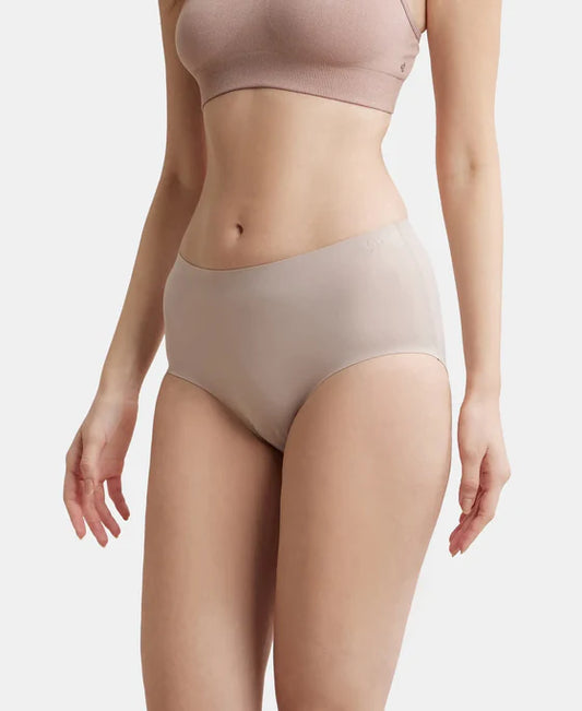#1827 High Coverage Soft Touch Microfiber Elastane Stretch Full Brief with No Visible Pantyline