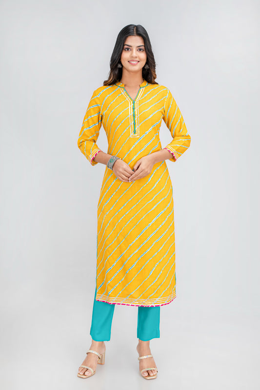 Long Kurti#LK15093