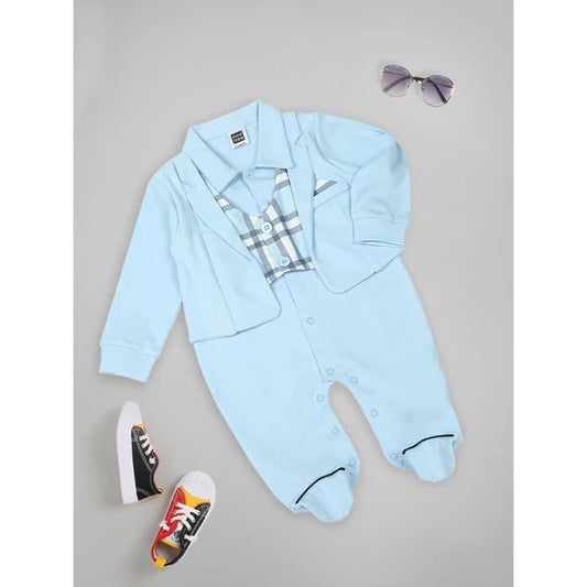 Printed Cotton Romper for Boys