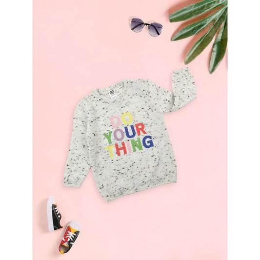Printed Sweater For Baby Girls