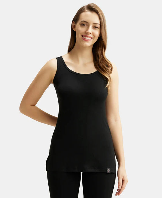#2510 Soft Touch Microfiber Elastane Stretch Thermal Tank Top with StayWarm Technology