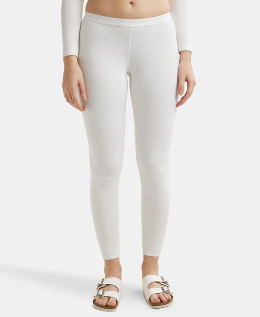 #2541 Soft Touch Microfiber Elastane Stretch Fleece Fabric Thermal Leggings with StayWarm Technology