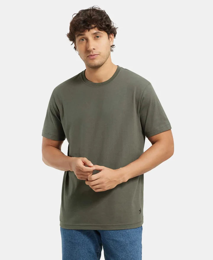 #2714 Super Combed Cotton Rich Round Neck Half Sleeve T-Shirt