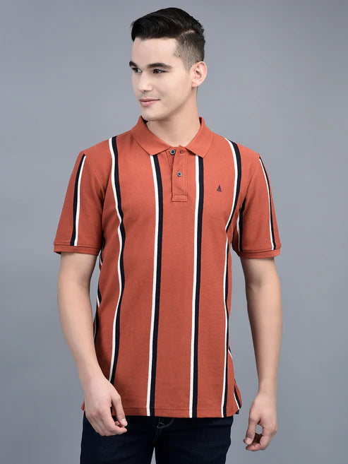 Canoe Men Short Sleeve Polo Neck T-Shirt # TSH-KOBEN