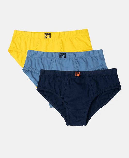 #3035 Super Combed Cotton Solid Brief with Ultrasoft Waistband