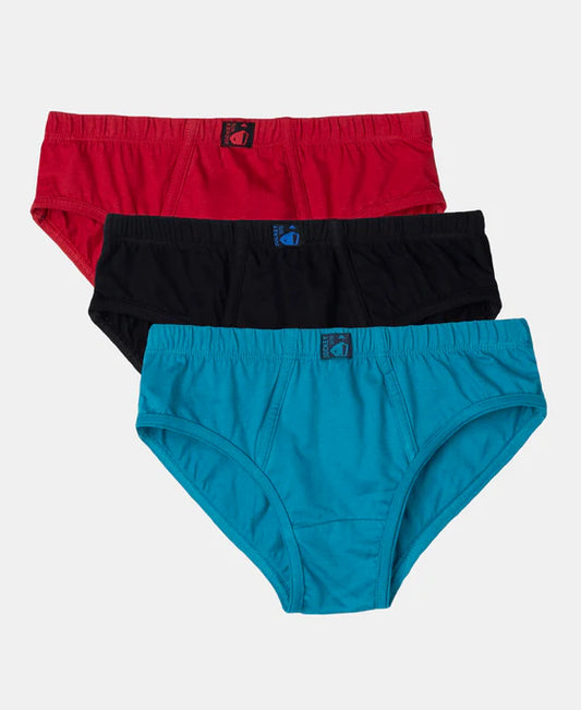 #3035 Super Combed Cotton Solid Brief with Ultrasoft Waistband