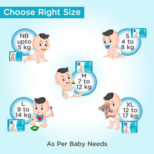 Mee Mee Premium Breathable Baby Diapers
