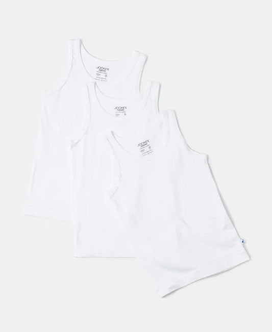 #3320 Super Combed Cotton Round Neck Sleeveless Vest -