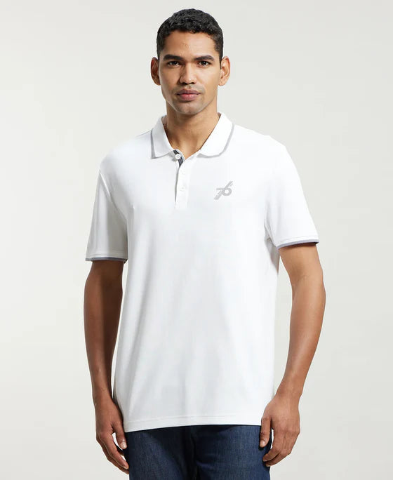 #3911 Super Combed Cotton Rich Solid Half Sleeve Polo T-Shirt