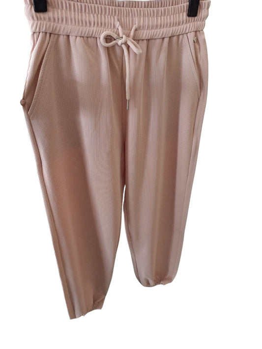 Spykar Jogger Fit Pink Knits Trackpant For Women #WKJG1BD023
