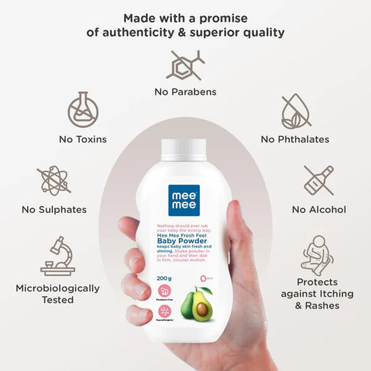 Mee Mee Fresh Feel Baby Powder (200G, )