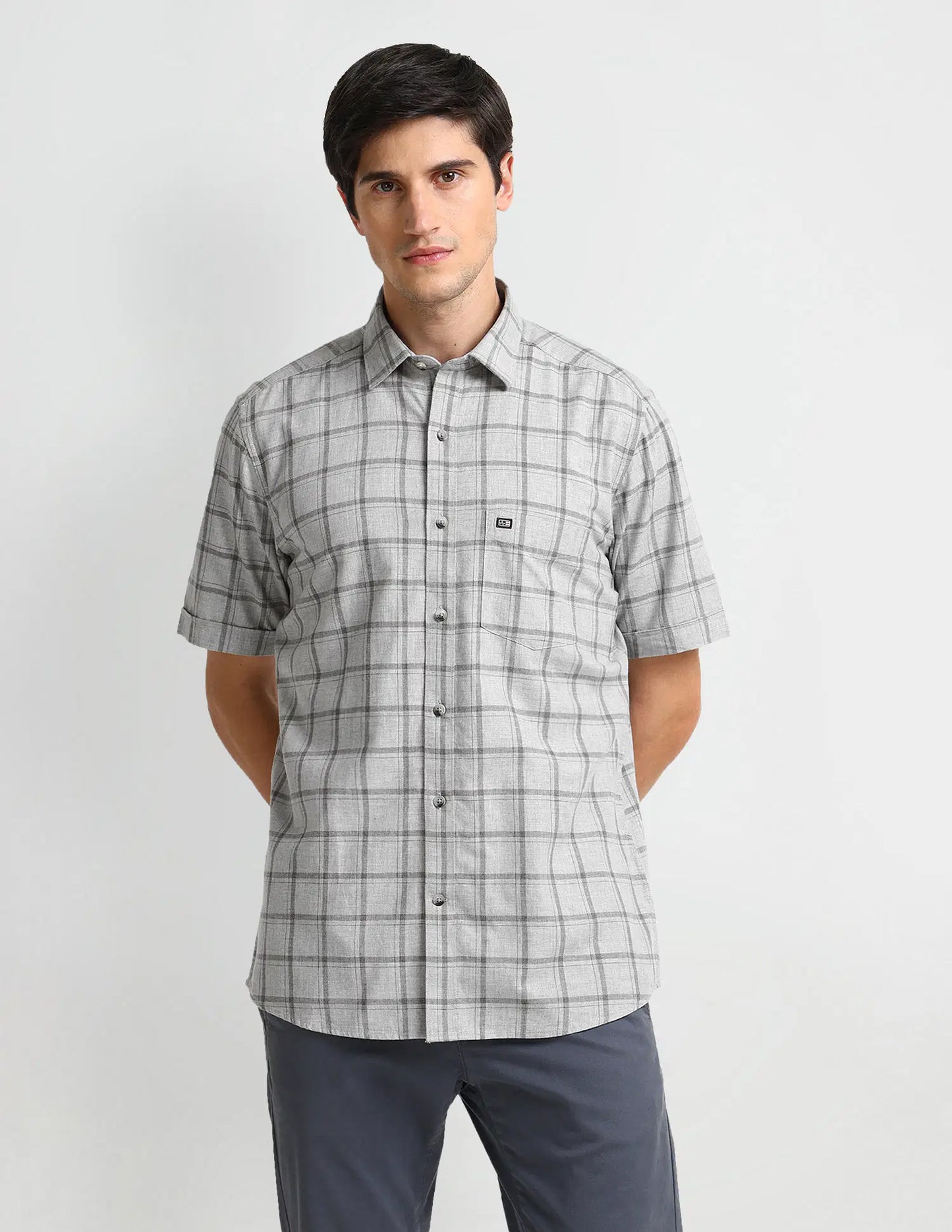 Arrow Sports Tartan Check Cotton Shirt