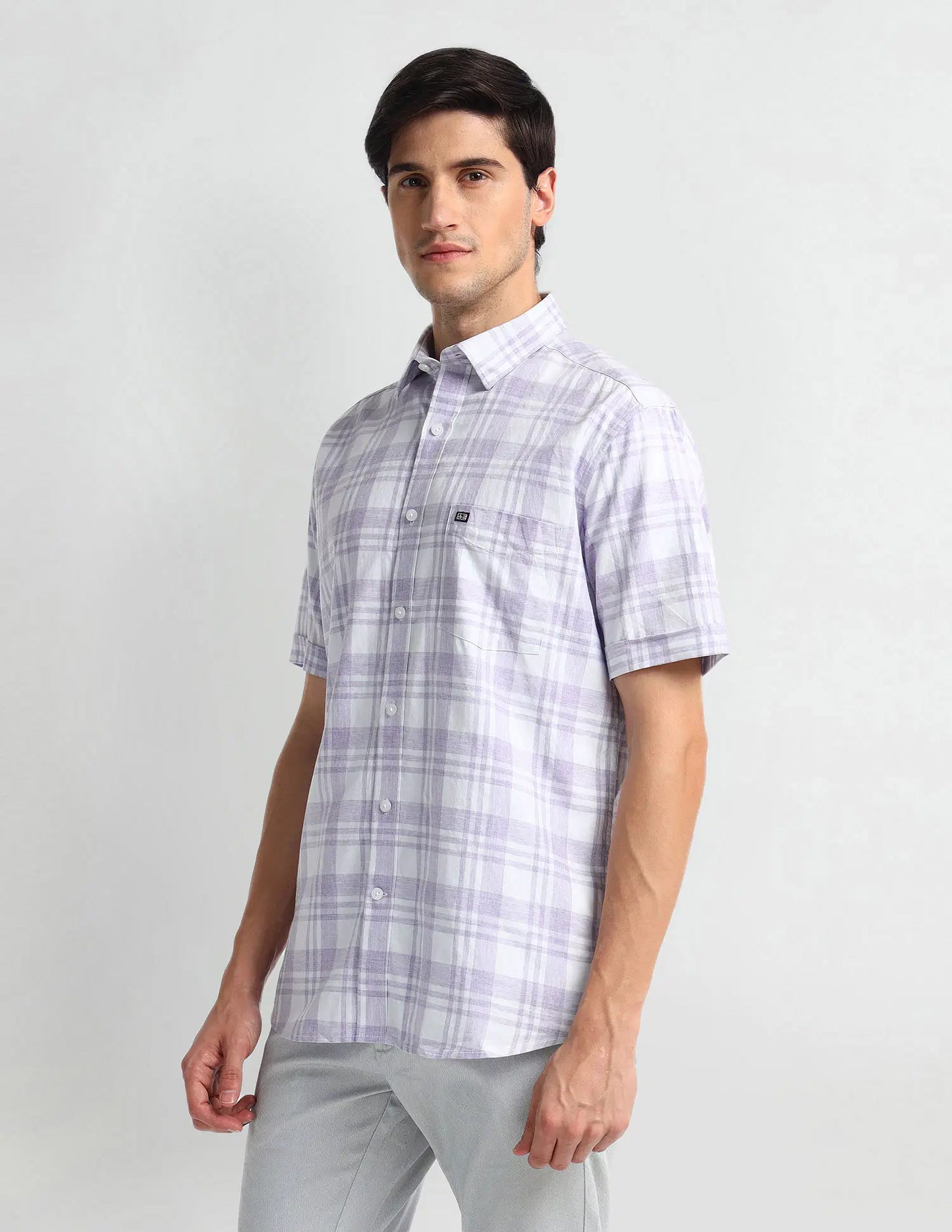 Arrow Sports Tartan Check Cotton Shirt