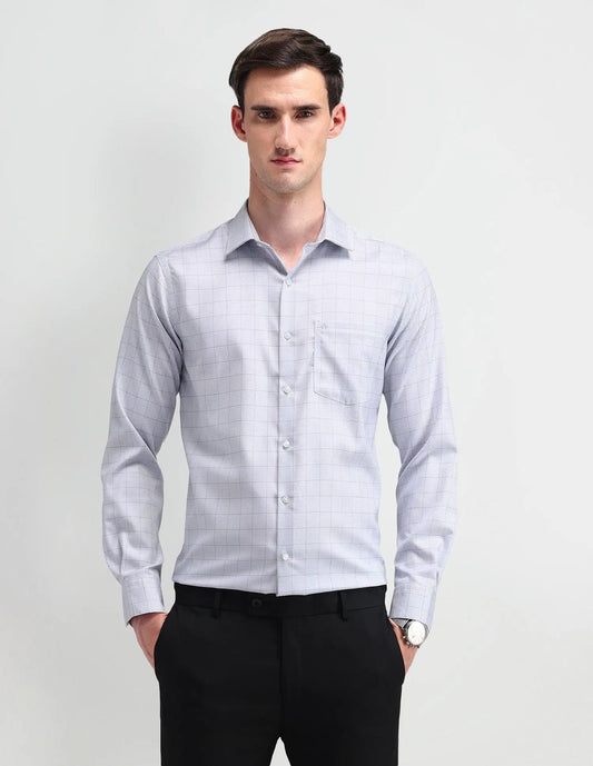 Arrow Liberty Classic Fit Plaid Checked Shirt