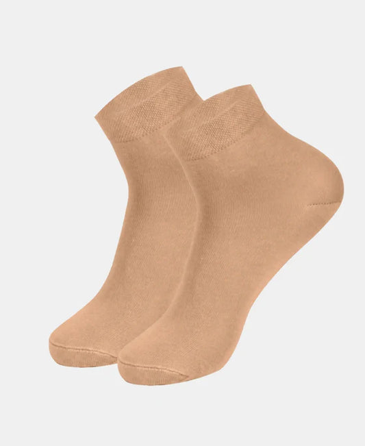 #7046 Compact Cotton Stretch Ankle Length Socks with StayFresh Treatment