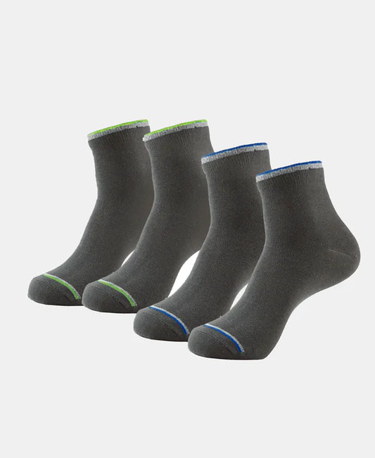 #7051 Compact Cotton Elastane Stretch Ankle Length Socks With StayFresh Treatment