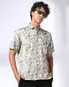 JOHN PLAYERS Men Floral Print Relaxed Fit Cotton Shirt 443053950002