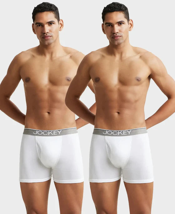 #8009 Super Combed Cotton Rib Solid Boxer Brief with Ultrasoft and Durable Waistband