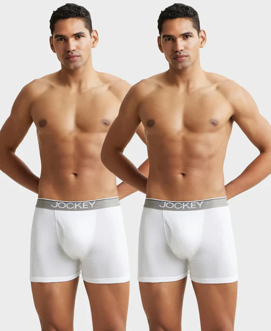#8009 Super Combed Cotton Rib Solid Boxer Brief with Ultrasoft and Durable Waistband