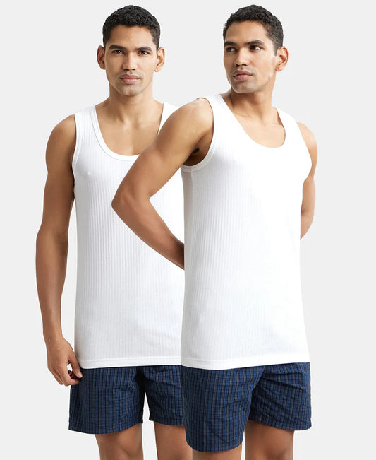 #8816 Super Combed Cotton Round Neck Sleeveless Vest -
