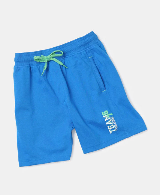 #AB12 Boy's Super Combed Cotton Rich Graphic Printed Shorts