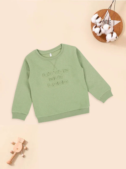 Mee Mee Olive Poly Cotton Sweatshirt – Cozy & Stylish Winter Wear for Kids