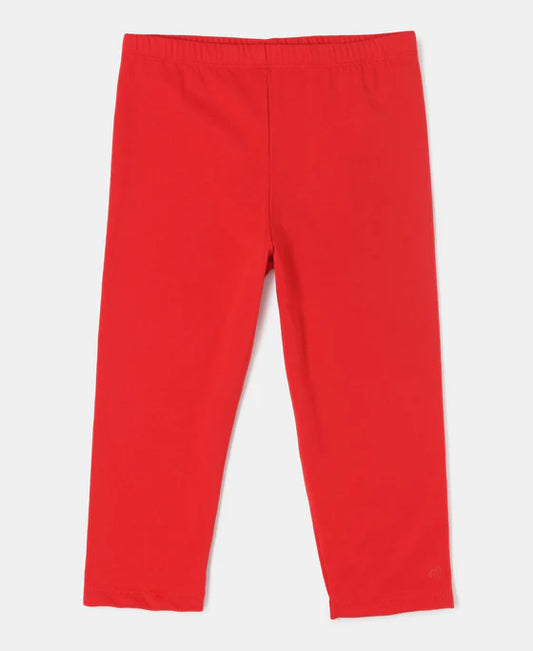 #AG18 Girl's Super Combed Cotton Elastane Stretch Capri