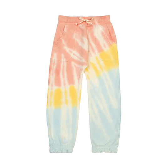Mee Mee Tie-Dye Joggers for Kids – Soft Poly Cotton with Drawstring Waist & Pocket Detail