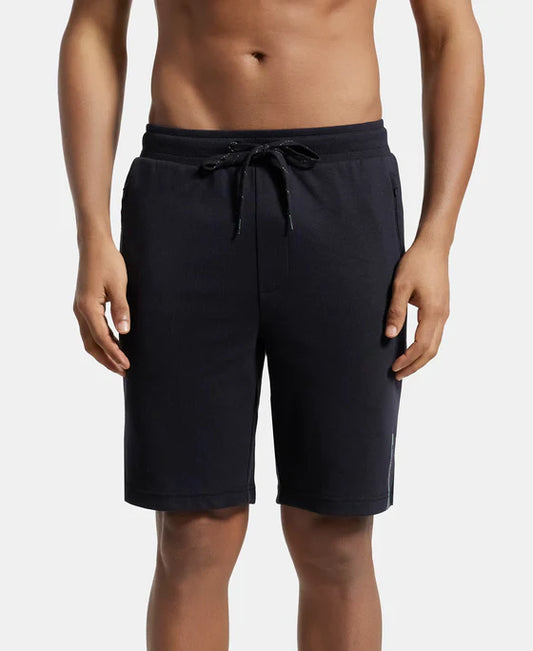 #AM14 Super Combed Cotton Rich Straight Fit Shorts with Zipper Pockets