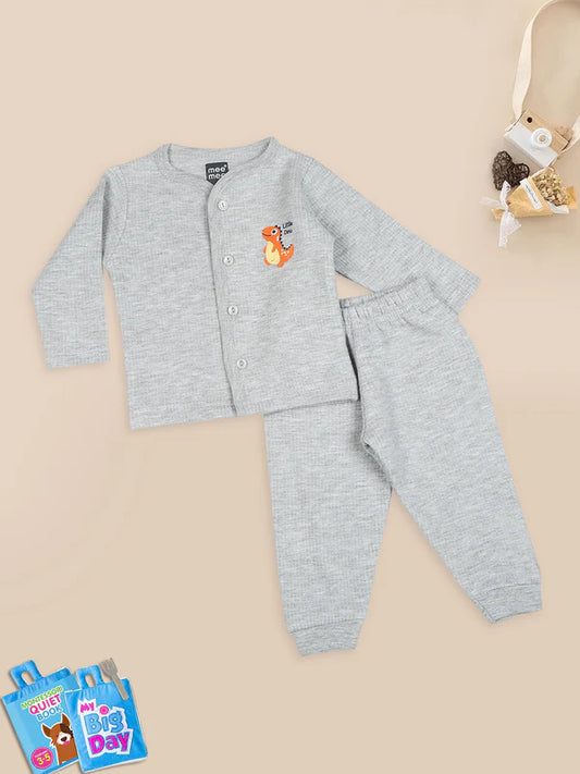 Poly-Cotton Material, Stylish V-Neck and Full Sleeves, Softness With Mild Laundry Detergent, Multicolour Printed Set