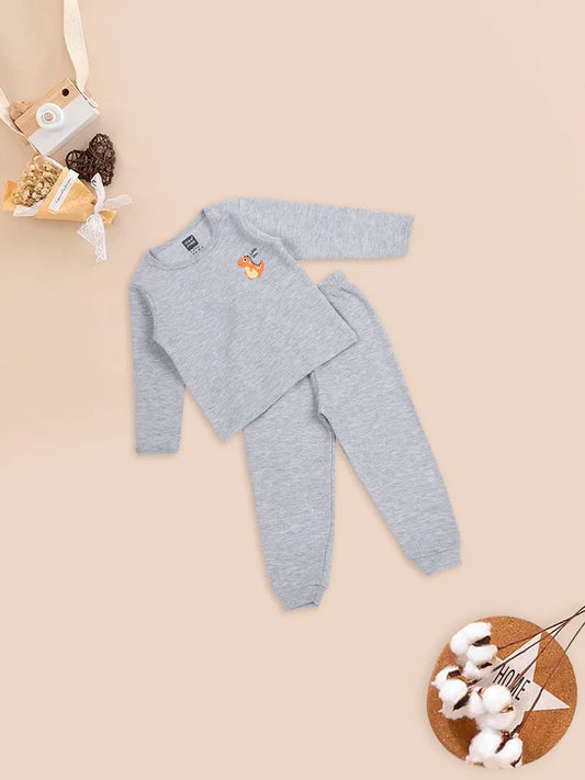 Poly-Cotton Material, Stylish Round-Neck and Full Sleeves and shoulder button closure, Softness With Mild Laundry Detergent, Multicolour Printed Set