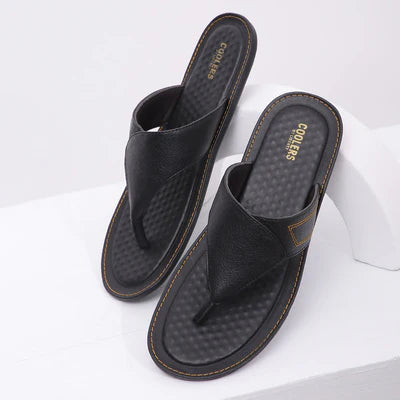 Coolers Casual Brown, Black Slippers For Men AVN-15 By Liberty