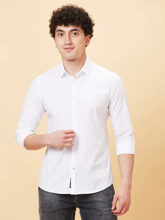 Being Human Clothing Men Slim Fit Shirts #BHLSP24114