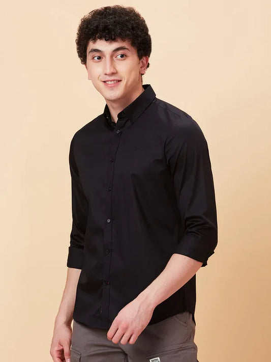 Being Human Clothing Men Slim Fit Shirts #BHMLS24113