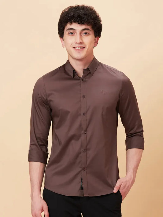 Being Human Clothing Men Slim Fit Shirts #BHMLS24113