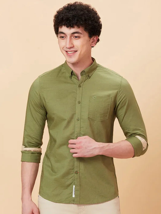 Being Human Clothing Men Slim Fit Shirts #BHMLS24116